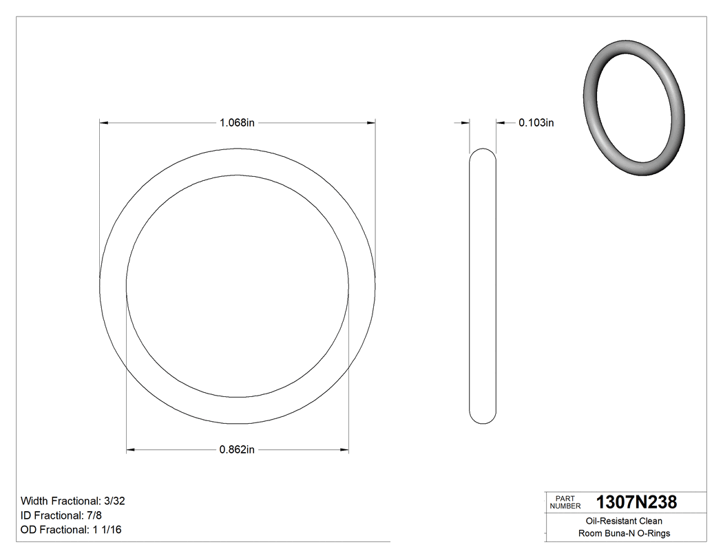 Technical drawing - 1307N238